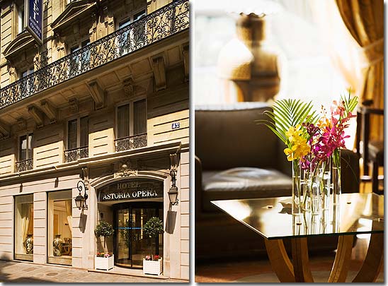 Hotel Astoria Opera Paris 3* star near the Garnier Opera house and close to the Saint-Lazare area