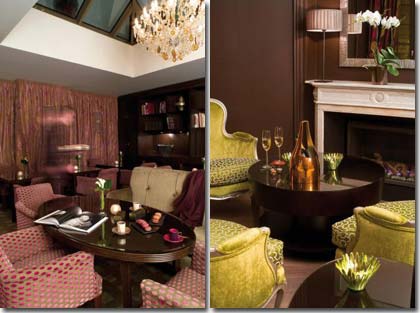 Image 2 : Champs Elysées Plaza Hotel Paris - Two intimate and soft-toned places with a unique atmosphere.