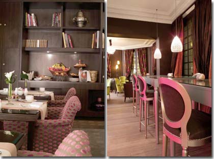 Image 3 : Champs Elysées Plaza Hotel Paris - The Champs Elysées Plaza Hotel Paris invites you to discover instants of ultimate temptation
of its cosy restaurant, le Boudoir, and its Bar, le 35.