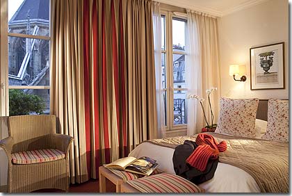 Photo 6 - Hotel Henri 4 Rive Gauche Paris 3* estrelas ao pé do bairro Latino (Quartier Latin) e perto do boulevard Saint Michel - Quarto Duplo.