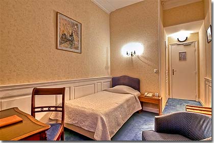 Photo 7 - Hotel du Quai Voltaire 2* Sterne Paris in der Nähe des Viertels Saint-Germain des Prés. - Einzelzimmer.