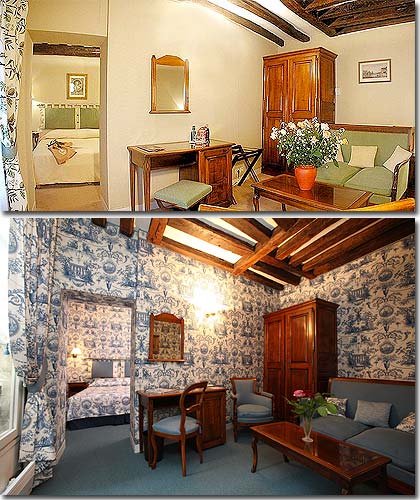 Photo 6 - Relais-Hôtel du Vieux Paris Parigi 4* stelle nei pressi del Quartiere Latino (Quartier Latin) e vicino boulevard Saint Michel - Tutte le nostre camere hanno gli stessi comfort con tessuti da parati coordinati, travi a vista del XV secolo, cassetta di sicurezza personale, telefono diretto e modem, 19 canali TV e mini bar. I nostri bagni in marmo bianco sono dotati di asciugacapelli e accappatoio, le suite sono dotate di Jacuzzi. Internet gratuito. Tutte le camere hanno gli stessi comfort. Sono silenziose e tranquille
Suite:
25m2
salottino (letto gratuito per i bambini al di sotto dei 12 anni)
Letto : 1,80 metri o 2 letti singoli
Camera con bagno, vista sul giardino.