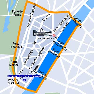 paris plan arrondissement. Hotel Holiday Inn Paris