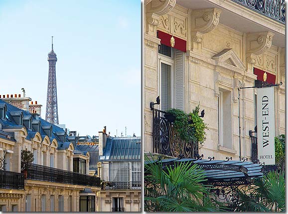 Hotel West End Paris 4* star near the Champs Elysees and close to the Arch of Triumph