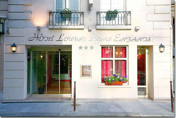 Hotel Louvre bons enfants Paris 3* star near the Louvre Museum and Chatelet District