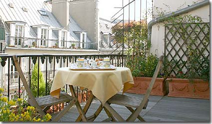 Photo 8 - Best Western Hotel Folkestone Opera Paris 3* étoiles proche de l'Opera Garnier - Quelques unes disposent d'une petite terrasse où vous pourrez prendre votre petit déjeuner ou tout simplement vous relaxer.