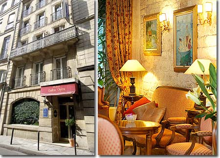 Photo 1 - Hotel Gaillon Opera París 3* estrellas cerca de la Ópera Garnier - Empuje la puerta y entre en su intimidad acogedora y delicada: muebles antiguos, piedras de época y vigas de madera dictan la decoración. Un patio de flores la completa.