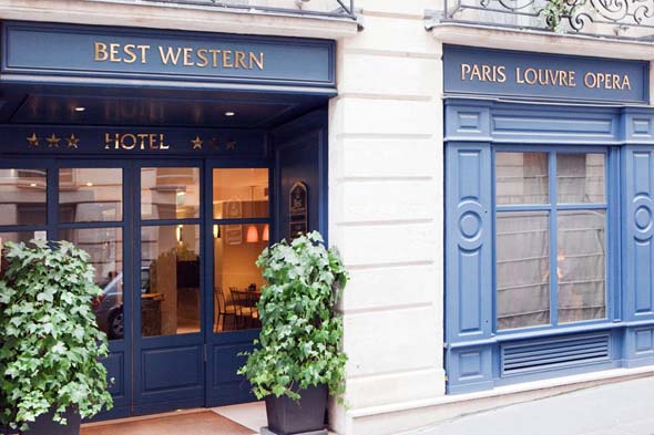 Best Western Hotel Paris Louvre Opéra Paris 3* star near the Garnier Opera