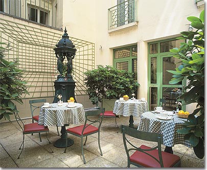 Photo 10 - Hotel Ibis Opera Le Peletier (ex Franklin) Paris 3* star near the Garnier Opera - The few rooms of the ground floor open directly onto a delightful patio.

Private Parking nearby.