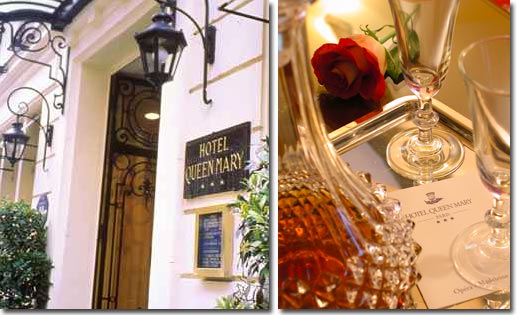 Hotel Queen Mary Paris 3* star near the Madeleine church, faubourg Saint-Honoré and the Garnier Opera