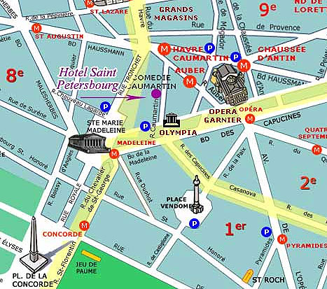saint petersbourg hotel paris