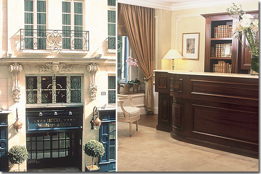 Hotel Washington Opera Paris 4* star near the Louvre Museum and Place Vendôme