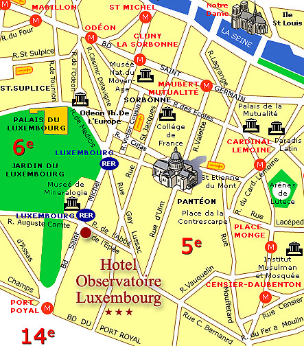 Hotel Near Latin Quarter 100