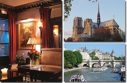 Hotel Villa d'Estrées Paris 4* star near the Latin Quarter (Quartier Latin) and boulevard Saint Michel, Left Bank area