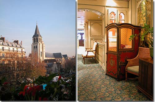 Best Western Premier Hotel Au Manoir Saint Germain Paris 4* star near the Saint-Germain des Prés District, Left Bank