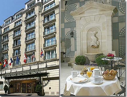 Hotel Rochester 4* Sterne Paris in der Nähe der Avenue des Champs Elysées.