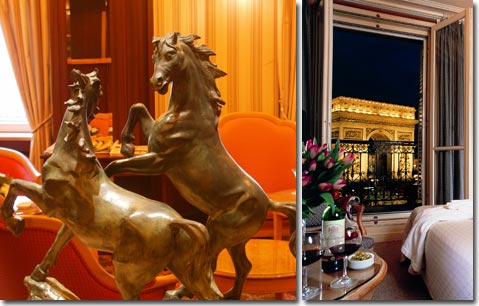 Hotel Splendid Etoile 4* Sterne Paris in der Nähe der Avenue des Champs Elysées und des Triumphbogens.
