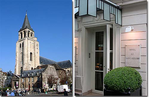 Hotel le Saint Gregoire 4* Sterne Paris in der Nähe des Viertels Saint-Germain des Prés.