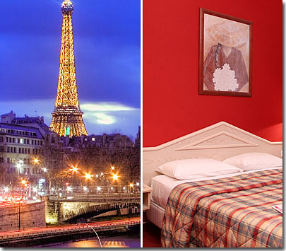 Hotel Carina Tour Eiffel Paris 2* étoiles proche de la Tour Eiffel